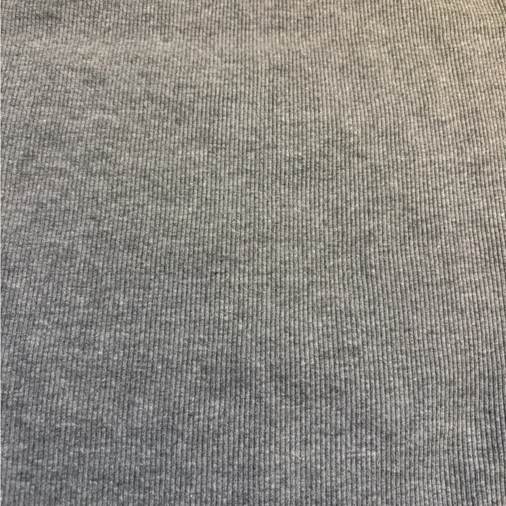 Wild Fable Tank Top Small Gray Ribbed Scoop Neck Racerback Cotton Stretch - Picture 8 of 12